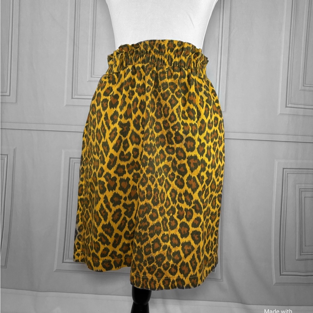 Vintage Leopard Print Skirt